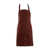 Önlükler Moda Lady Women Apron Ev Mutfak Şefi Butcher Restoran Pişirme Pişirme Elbise Bib