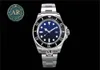 AR Super 904L Sea-Dweller Montre de Luxe 116660 Gradient Ghost King Max V2 Upgrade Dostosowane 3135 Ruchy zegarki mechaniczne męskie zegarek zegarek na rękę