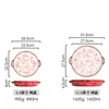 Американский стиль вишневый гриль Гриль ручной росписью керамическая посуда сыр запеченная рисовая чаша бытовой простотой пластины пиццы