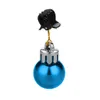 Weihnachten Bart hängende Ornamente Weihnachtsmann Dekor Weihnachtsmann Bart Glocke Clip Christbaumschmuck Haarspange Wsdf