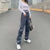 Womens Mom Jeans for Girls Fashion Pants Ladies Thermal Trousers Y2k Streetwear Elastic Baggy Jean Femme Clothing LQ6151W0H 210712