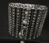 / Zilveren strass kandelaar gouden kaars houder tafel centerpiece vaas stand kristallen kandelaar bruiloft decoratie groothandel