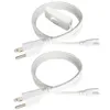 T5 T8 Connector Power Switch Cord LED Tube Extension with on/Off Swith US Plug 1FT 2FT 3.3FT 4FT 5FT 6FT 6.6FT 100 Pack Oemled