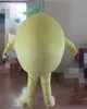 Halloween amarelo lemon mascote traje de alta qualidade desenhos animados frutas de pelúcia anime tema caráter adulto tamanho Natal carnaval festa de aniversário fancy outfit