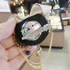 2021 Pearl Brooch Silk Scarf Shawl Corsage Japanese And Korean Trends Accessories