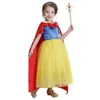Odzież dziecięca Cosplay Princess Costume Dzieci Fantazyjny Christening Suknie Purpurowy Granatowy Żółty Lovly Cute