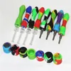 10 mm siliconen nectar waterpijp rookpijpkits met kwart tip titanium tips stick mini dab stro waterleidingen voor roken