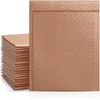 Förpackningspåsar Mailing 50pcs Brown Bubble Padded Kuvert För Mailer Presentförpackning Självförsegling Kurir Förvaring Bag Mail Leverans