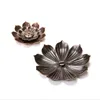 Alloy Lotus style Fragrance lamps incense holder Joss stick Fumigation furnace sticks holders