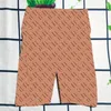 Full Letter Print Shorts Maillots De Bain Haute Élasticité Femmes Court 4 Couleurs Personnalité Designer Lady Marque Pantalon De Plage