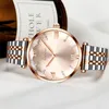 Civo Fashion Luksusowe zegarki kryształowe kobiety wodoodporne stalowe paski dla kobiet kwarcowe zegarki Top marka Crystal Diamond for Women T200519