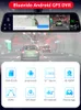 voiture dvr Bluavido 12" Caméra de rétroviseur de voiture 4G LTE Android 8.1 Navigation GPS 2G RAM 32G ROM Enregistreur vidéo WiFi Moniteur à distance DVR