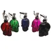 Mini Skull Glass Hookah Pipes Diverse Clean Color Tools met plastic pijpschedels Multicolors Hoge kwaliteit