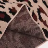 GIGOGOU automne hiver léopard longue jupe droite en tricot taille haute femmes jupes tricotées élégante femme Midi jupe crayon moulante 210310