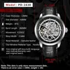 Нарученные часы бренд мужские часы Pagani Design Design Skeleton Hollow Кожаный