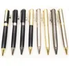 Pure Pearl High Quality Ballpoint Pen Classic Luxury Metal Golden Silver Sculpture Barrel Smooth Writing Stationery Box Set Gift R262V