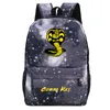 Öğrenciler Okula Dönüş Backpack Çantası Erkekler İçin Okul Okul Çantaları Cobra Kai Baskı Kitap Çantası Seyahat Sırt Çantası Cobra Kai Teen Schoolbag1936152