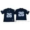 NCAA Penn State Nittany College Futebol Wear 1 KJ Hamler 14 Sean Clifford 22 John Cappelletti 26 Saquon Barkley 9 Trace Mcsorley 150th Rose Bacia Patch Jerseys