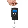 50 kg / 10g LCD Scale de suspension numérique Mini Mini Pocket Pocket Fishing Hook Scales pour la pesée extérieure du ménage