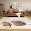 Nordic Simple Carpet och Pastoral Mattor Non-Slip Kids Play Mat Soffa Koffee Table Blanket för vardagsrum Golvmattor Heminredning 210301