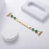 Bracelet en métal mignon brillant Sangles intelligentes pour Apple Watch 7 Bande 41mm 40mm 40mm 38mm Bling Strap trèfle à quatre feuilles IWatch 7 SE 6 5 4 3 45mm 44mm 42mm