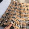 女性のスカート2021春と秋のハイウエストかわいい甘い女の子の格子縞の防止スカート