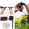 LED Solar Lamp Rope Tube String Light Outdoor Garden Christmas Garland Battery Powered Fairy Lights Waterproof Strip