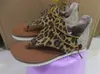 Sandały letnie Kobiety Leopard Print Flat Sandals Panie swobodne kobiety klapki na 20219480534