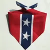 Favor de festa 55 * 55 cm Bandeira Rebelde Confederada Bandanas Bandeiras Impressão Bandana para Adultos Tiaras Dois Lados Impressos ZC370 * cm S Ed s ed