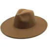 9cm de ancho sombreros de ala superior Jazz Hombre Formal Hombres Mujeres Panamá Cap Field Fedora Caps Lady Man Woman Trilby Chapeau Accesorios de Moda