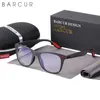 BARCUR rétro bleu lumière bloquant lunettes ordinateur verre cadre hommes verre femmes tendance Styles marque optique lecture