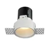 Downlights LED Einbau-Downlight COB Spot Licht 7W Nordic Rahmenlose Anti-Glare Für Wohnzimmer Korridor Schlafzimmer Decke Lampe