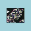 presidential pocket square Handkerchief 10Pcs Lot 27Colors Selectable Korean Fashion Designer Mens Print Flower Cotto9687008