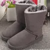 Kinder Bailey 2 Schleifen Stiefel Jungen und Mädchen Stiefel Schuhe Dickes Leder Schleife Kinder Schneestiefel Baumwolle Knöchelschuhe EU21-35 rosa schwarz rot