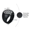 Cluster Rings Punk Mens Chunky Eye Of Providence Chevalière Pour Homme Noir Acier Inoxydable Cadeaux Lui