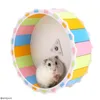 Small Animal Supplies Mini Cage Accessory Pet Non Slip Rotatory Squirrel Exercising Hamster Running Wheel Silent Gerbils Mice Sports Toy