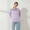 Sweatshirts Wixra Solid Top Basic O-Leck Ladies Long Manches à manches longues Fashion Fashion Autumn plus taille 211220