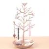 10pcs Jewelry Display Stand Rack Tree Bird Stand Iron Necklace Earring Holder Bracelet Fashion Organizer 4 Colors