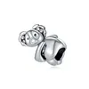 Pasuje Pandora Bransoletki 20 SZTUK Cute Sloth Crystal Silver Charms Bead Charm Koraliki na Hurtownie DIY Europejskiej Sterling Naszyjnik Biżuteria