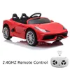 ركوب الأطفال على السيارات الرياضية Red Electric Car on Toy Cars للأطفال للقيادة مع جهاز التحكم عن بعد USA Warehouse الشحن السريع