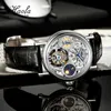 Designer Watch Mechanical Luxury Tourbillon Wristwatches Haofa Watch For Men Roating GMT Day And Night Sapphire Waterproof Luminous