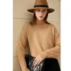 Minimalism Winter Fashion Sweater For Women Causal 100%wool Women's Turtleneck Solid Loose Pullover 12070635 210527