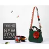Flower 3D Design Bag Strap Women Shoulder You Manici in pelle Accessori per borse femminili Wide 210901