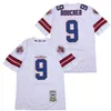 C202 Film The Waterboy Adam Sandler Football 9 Bobby Boucher Jersey Mud Dogs Bourbon Bowl Män