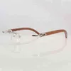 2023 Designerskie okulary Model Clear Oku dla mężczyzn Kobiety