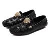 Loafers Men Fashion Shoes Sommar Comfy Slip-On Men's Flats Moccasins Male Footwear Läder Casual Luxurys Shoe