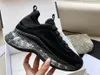 Luxury Designer Sneakers Women Casual Shoes Casual Party Velvet Thick Bottom Mixed Mesh Fiber with Box