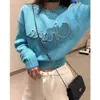 2021 Designer High-end Women's Sweater Comfortable Warm Embroidered round neck 3 C-C color mix and match S-XL