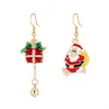 Kerst-sieraden oorbellen Dangle Creative Kroonluchter Lange Oil-Drop Earring Santa Claus Christmas-Tree Christmas-Deer Christmas-Boots