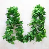 90 leaves 2.3m artificial green grape leaves other Boston ivy vines decorated fake flower cane wholesale